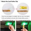 VEINARDYL 21 pcs Acrylic Clips, Debit Bank Card Grabbers Card Puller Clips ATM Card Clip for DIY Long Nails Card Grabber Keychain view 3