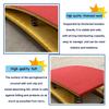 YLQFGUVWK Children's Gymnastics Springboard, with Steel Spring and Jumping Mat, Portable Curved Springboard, Children's Vault Training Elastic Board (Size : 80x50cm) view 3