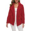 QWENTMTNTY Sherpa Jacket Women Full Zip Fall Jacket Cute Zip Up Hoodies for Women Vests for Women Casual Plus Size Lightweight Jacket view 1