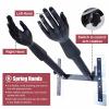 ZIMGOD Wing Chun Dummy Spring Arms Martial Arts Training Equipment, Wall Mount Kung Fu Trainer Dummies, Portable Tai Chi Practice Device, Wing Chun Exercise Tools view 3