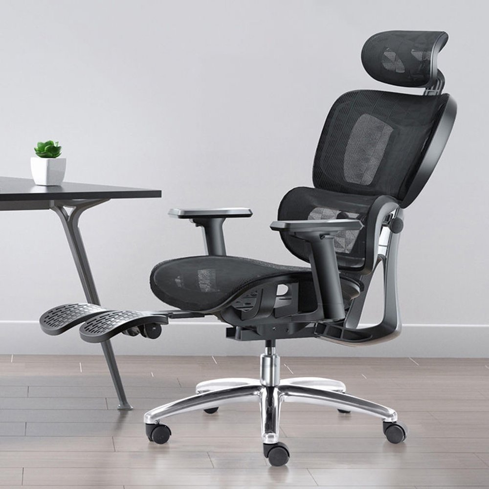 Ergonomic Office Chair Adjustable Rolling Desk Chair with Armrest, Lumbar Support and Wheels Computer Chair Executive Swivel Chair, Gaming Chairs (Color : A)