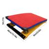 YLQFGUVWK Gymnastics Springboard Curved Bridge/Vault Equipment, Sports Club/Martial Arts Springboard with Anti-Slip Felt and Foot Pads view 2