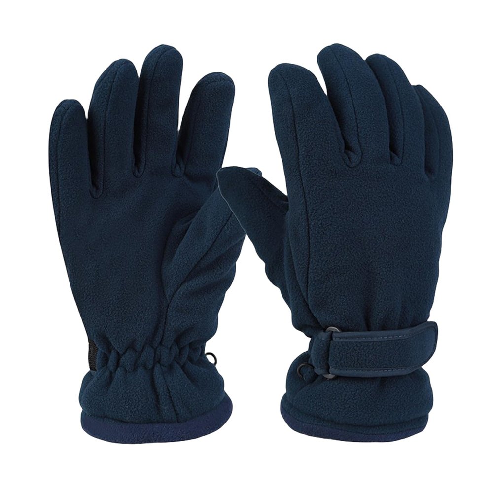 JIAHG Winter Warm Gloves Polar Fleece Lined Thermal Full Finger Gloves for Men Women Outdoor Skiing Cycling Running Driving