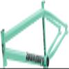 Sunday Park Ranger BMX Frame - 20.5" TT, Toothpaste view 1