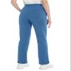 TACVASEN Womens Thermal Fleece Lined Sweatpants with Pockets Winter Warm Sherpa Pants High Waisted Cotton Joggers Athletic Blue L view 2
