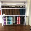 CIRCIR Shelf White Storage Rack Cart for Yoga/Pilates/Exercise Mats, Large Foam Rollers Organizer Trolley for Home & Fitness Club view 3
