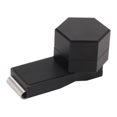 Portable Magnetic BilliardChalk Holder with Hex Box Clip, Lightweight Professional Chalk Holder Magnetic Billiard PoolSnooker Chalk Holder for Halls Pool Rooms Bars