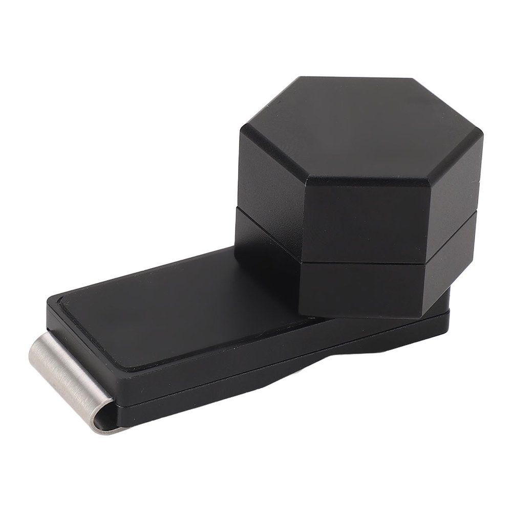 Portable Magnetic BilliardChalk Holder with Hex Box Clip, Lightweight Professional Chalk Holder Magnetic Billiard PoolSnooker Chalk Holder for Halls Pool Rooms Bars