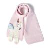 BEARUN Kids Winter Scarf Toddler Girls Cute Knit Scarf Baby Warm Scarves Neck Warmer Pink view 1