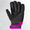 FORZA PU Hockey Gloves | Left Handed Field Hockey Gloves | Multiple Sizes (XS, Full Finger Glove - Pink) view 4