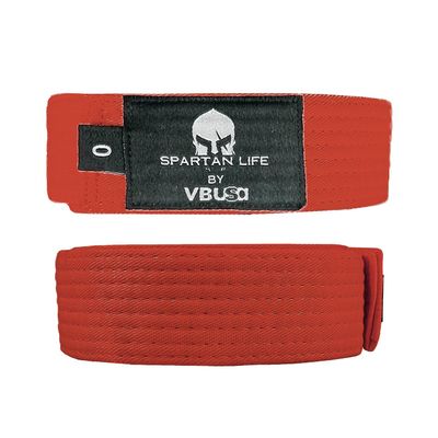 Victorbudo USA Karate Belt, All-Purpose Martial Arts Belt, Judo Belt, Taekwondo Belt, Colorful Karate Belt, Durable MMA Color Rank TKD Belt Size 0-6. (Red, 3)