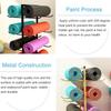CIRCIR Yoga Mat Rack Floor Stand, 5 Tier Double-Sided Foam Roller/Exercise Mats Storage Organizer, Heavy Duty Vertical Pilates Mats Holder (Color : Brown) view 3