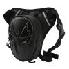 Carry Your in with The Motorcycle Leg Bag - PVC Matte Drop Leg Pouch - Multifunctional Thigh Packs - for Outdoor Activities - Carry Your Belongings (Carbon Fiber view 1