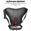 Carry Your in with The Motorcycle Leg Bag - PVC Matte Drop Leg Pouch - Multifunctional Thigh Packs - for Outdoor Activities - Carry Your Belongings (Carbon Fiber view 3