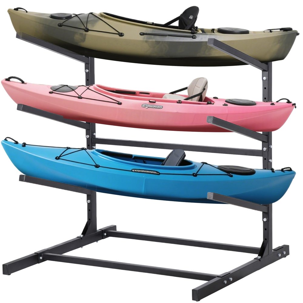 Oxphanor Kayak Storage Rack 3 Levels, Kayak Racks for Garage