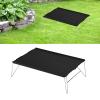 belupai Camping Table Portable Foldable, Portable Aluminium Alloy Mini Light Picnic Desk Folding Beach Table for Beach, Camping, Fishing, BBQ, Picnic (Black) view 3