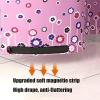 DAZULI Fabric Waterproof Shower Curtain Resistant Bathroom Curtain Washable Polyester Cloth with Double Zip Textile Instant Toilet for Beach Camping(Size:100x200cm/39.4x78.7in,Color:A) view 2