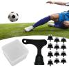 12x Track Shoe Accessories Soccer Shoe Spikes Stable M5 Threading Screw Anti Slip Rugby Replacement for Training, with Storage Box view 3