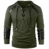 Muscularfit s placed recently by me Hoodies for Men Fall Fashion Drawstring Court Style Shirts Sweatshirts Casual Long Sleeve Pullover Hoodies 2023 sweatshirts for men hoodie cool design Green M view 1