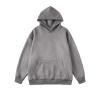 MuscularfitCotton Long Sleeve Lightweight Hooded Sweatshirts for Men 2023 Fall Fashion Solid Pullover Hoodies Workout Hoodie mens halloween hoodie Gray 4X view 1