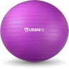 URBNFit Exercise Ball - Yoga Ball in Multiple Sizes for Yoga, Pilates, Pregnancy, Stability - Anti-Burst Swiss Balance Ball w/Quick Pump  Office Ball Chair for Home and Gym  30 Inch - Purple view 1