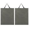 PATIKIL 30"x24" Camp Chair Bag Replacement 2 Pack Stadium Chair Carry Bag Folding Chair X-Storage Bag Moving Bag with Hook-and-Loop for Travel Outdoor Camping, Green view 1