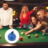 M METERXITY 4 Pack Cue Chalk Holder - Cue Tip Pool Cue Chalk Holder with Cord, Non Slip, Apply to Snooker Pool (40mm Dia, Blue) view 2