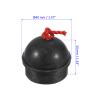M METERXITY 2 Pack Cue Chalk Holder - Cue Tip Pool Cue Chalk Holder with Cord, Non Slip, Apply to Snooker Pool (40mm Dia, Black) view 3