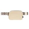C.C Aztec Strap Fanny Pack For Women Unisex - Daily Waist Crossbody Belt bag With Adjustable Strap (Beige) view 1