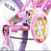 Titan Girl's Pink Flower Princess BMX Bike for 4-9 Years Girls with Training Wheels 16 Inch Kids Toddler Bicycle with Protective Elbow Knee Pads and a Small Size Helmet view 4
