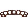 Crownline Boat Blank Gauge Dash Panel 37539 | 330CR Brown Woodgrain view 1