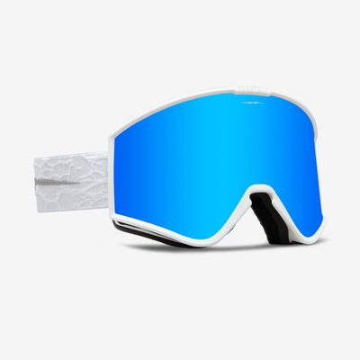 Electric Visual - Kleveland Goggle Matte White Nuron +BL Yellow/Blue Chrome
