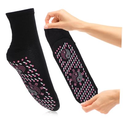 Sosoport Self Heating Socks Men Women Thermal Winter Socks Breathable Foot Warmer for Everyday Hiking