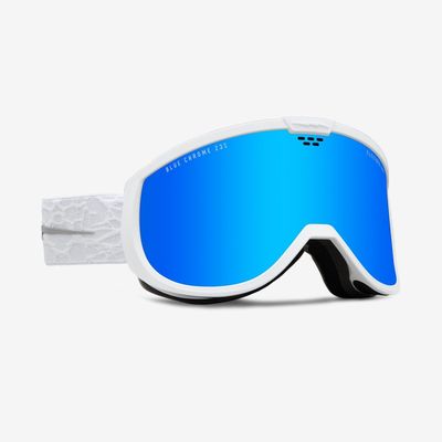Electric Visual - Cam Goggle Matte White Nuron +BL Yellow/Blue Chrome