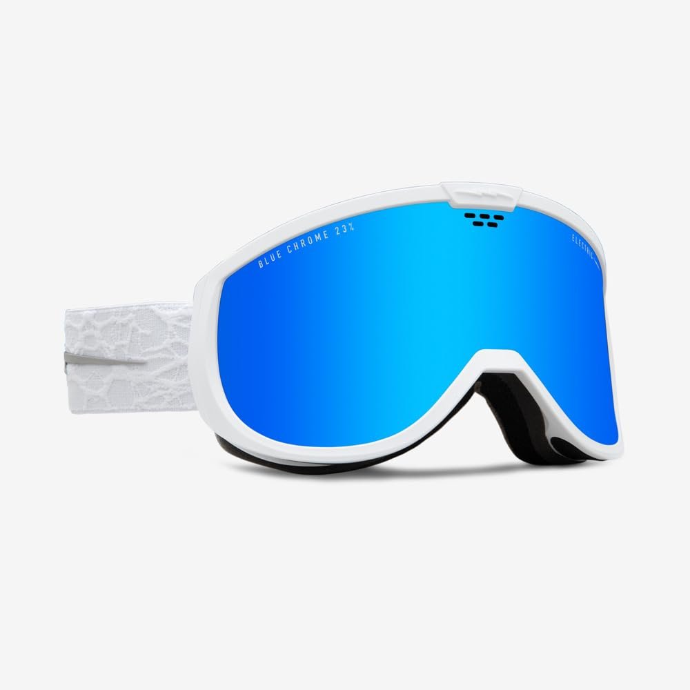 Electric Visual - Cam Goggle Matte White Nuron +BL Yellow/Blue Chrome