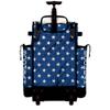 Boombah Rolling Superpack Baseball/Softball Gear Bag - 23-1/2" x 13-1/2" x 9-1/2" - Telescopic Handle - Holds 4 Bats - Wheeled Version - USA All Flag Royal Blue/Red/White view 3