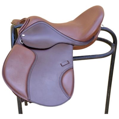 AHS us Designer Double pad GP Saddle (14", Brown)