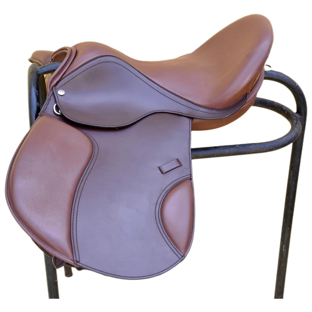 AHS us Designer Double pad GP Saddle (14", Brown)