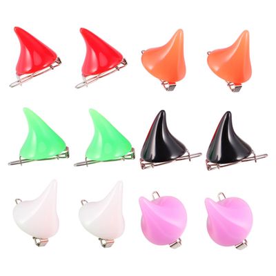 Beavorty 12Pcs Little Devil Horn Hair Clips Halloween Hair Barrettes Set Mini Horns Clip on for Women Cosplay Costume Accessories