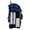 Boombah Superpack Hybrid Rolling Bat Bag - Wheeled & Backpack Version - USA United Navy/Red/White view 2
