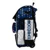 Boombah Superpack Hybrid Rolling Bat Bag - Wheeled & Backpack Version - USA United Navy/Red/White view 4
