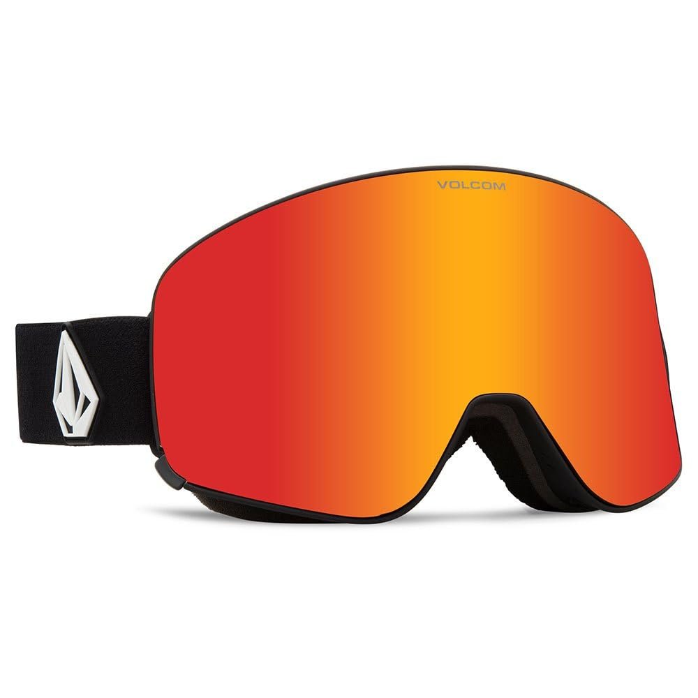 Electric Odyssey Snow Goggles by Volcom with Matte Black Frames, Red Chrome & Yellow Bonus Lens