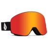 Electric Odyssey Snow Goggles by Volcom with Matte Black Frames, Red Chrome & Yellow Bonus Lens view 1