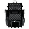 Boombah Superpack Hybrid Rolling Bat Bag - Wheeled & Backpack Version - USA Siege Charcoal/Black view 1