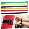 Sosoport 24pcs Multi-Functional Tire Straps Bike Rack Straps Cable Ties Reusable Bike Wheel Hook and Loop Tapes Cinch Tire Buckles Sticky view 3