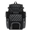 Boombah Superpack Bat Bag - Backpack Version (no wheels) - Holds 4 Bats - USA Siege Charcoal/Black
