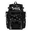 Boombah Superpack Bat Bag - Backpack Version (no wheels) - Holds 4 Bats - USA Delta Charcoal/Black/White