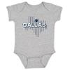 Xtreme Apparrel Dallas Field Map Baby Bodysuit for Football Fans (Sport Grey, 6M) view 1