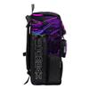Boombah Superpack Bat Bag - Backpack Version (no wheels) - Holds 4 Bats - Supernova Black/Amethyst Orchid/White view 2