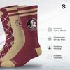 Strideline NCAA Mens Dress Socks- Campus Collection 3 Pack-Florida State-Size M/L (8-12) view 2